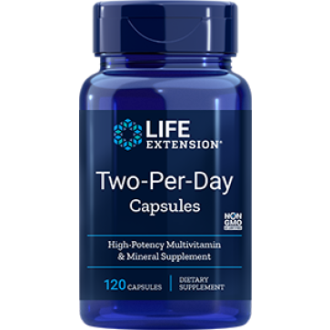 Two-Per-Day Capsules, 120 capsules Life Extension