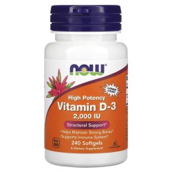 Vitamina D3 2.000 240 softgels NOW Foods Now Foods