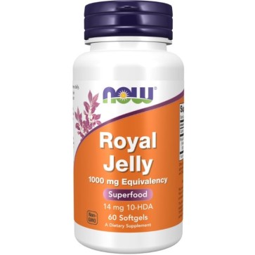 ROYAL JELLY 1000mg 60 SGELS NOW Now Foods