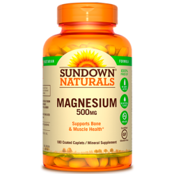 Magnesium 500mg (180 tabs) - Sundown Naturals