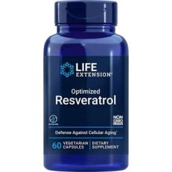Optimized Resveratrol 60 vegetarian capsules LIFE Extension Life Extension