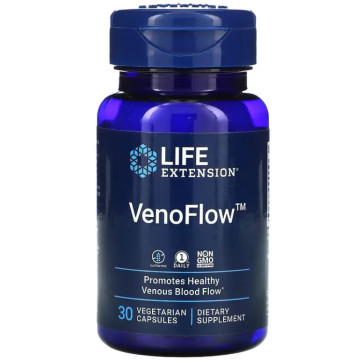 VenoFlow 30 vegetarian capsules Supports healthy extremity circulation Life Extension