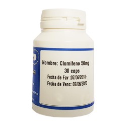 Clomifeno 50mg (30 caps) - Emporio Pharma