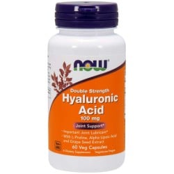 Ácido Hialurônico 100mg (60 cápsulas) - Now Foods