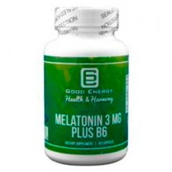 Melatonin 3mg Plus B6 (60 caps) - Good Energy