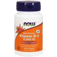 Vitamina D3 5000 (240 softgels) - Now Foods