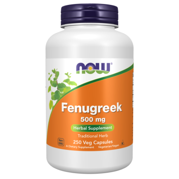 Fenugreek, 500 mg, 250 Veg Capsules Now foods Now