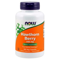 Hawthorn Berry 540 mg (100 caps)  - Now Foods