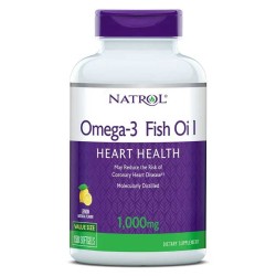 Omega 3 Fish Oil Heart 1.000 mg  - Natrol - Importado