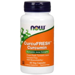 CurcuFresh (60 cápsulas) - Now Foods
