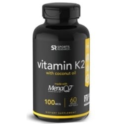 Vitamina K2 Q7 Mena 100mcg 60s SPORTS Research Sports Research