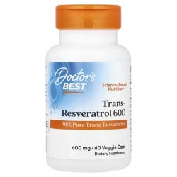 Trans-Resveratrol 600, 600 mg, 60 Veggie Caps Doctor's Best doctor's Best