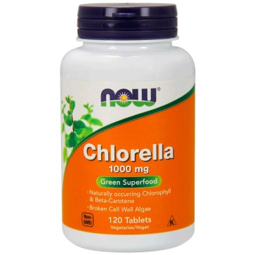 Chlorella (120 tabletes) - Now Foods