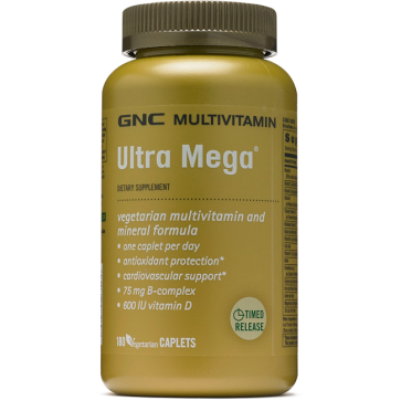 Ultra Mega Multivitamin (180 caps) - GNC