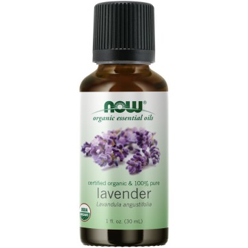 Lavender Oil, Organic - 1 fl. oz. Now Organic Essential Oils