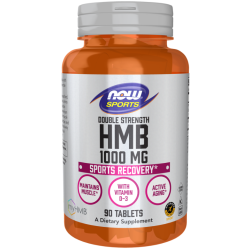 HMB, Double Strength, 1,000 mg, 90 Tablets Now foods Now