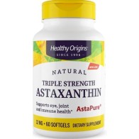 Astaxanthin 12 mg triple 60 softgels (AstaPure) Healthy Origins