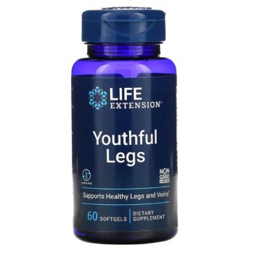 Youthful Legs, 60 Softgels (250 mg per Softgel) Life Extension Life Extension