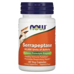 Serrapeptase, 33 mg, 60 Veg Capsules Now foods Now