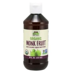 Organic Monk Fruit Zero Calorie Sweetener 237ml NOW Foods Now Foods