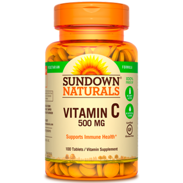 Vitamina C 500mg (100 tabs) - Sundown Naturals