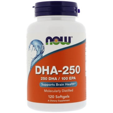 DHA-250 (120 Softgels) - Now foods Now foods