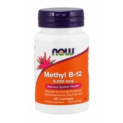 Methyl B-12 5,000 mcg - 60 Lozenges Now Foods