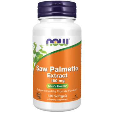 Saw Palmetto Extract, 160 mg, 120 Softgels Now foods Now
