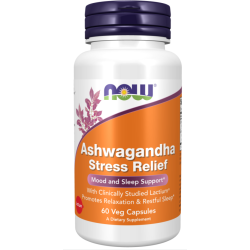 Ashwagandha Stress Relief 60 Veg Capsules Now foods Now
