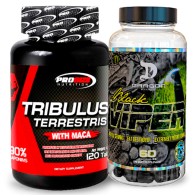 Combo: Tribulus Terrestris - Pro Size + Black Viper - Dragon Pharma