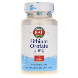 KAL Lithium Orotate (5mg) 60 vcaps KAL