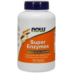 Super Enzymes (180 cápsulas) - Now Foods