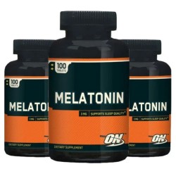 COMBO MELATONINA OPTIMUM NUTRITION 3X - 300 CAPS Optimum Nutrition