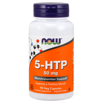 5-HTP 50mg (90 caps) - Now Foods