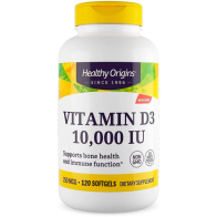 Vitamina D3 10.000 IU (120 softgels) - Healthy Origins