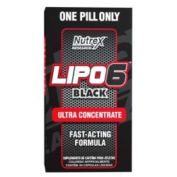 Lipo 6 Black Ultra Concentrado Nacional - 60Caps - Nutrex