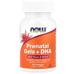 PRE-NATAL MULTI WITH DHA 90 SOFTGELS  Now foods Now
