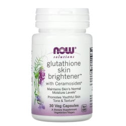 NOW Foods, Solutions, Glutathione Skin Brightener™, 30 Veg Capsules Now