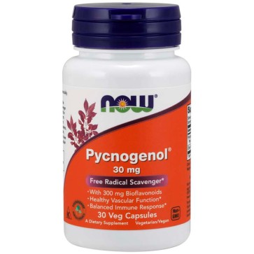 Pycnogenol 30mg (30 cápsulas) - Now Foods