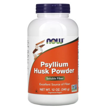 Psyllium Husk Powder, 12 oz (340 g) Now
