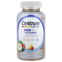 Centrum, Men 50+ Multigummies, Assorted Natural Fruit, 140 Gummies Centrum