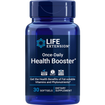 Once-Daily Health Booster 30 softgels Fat-soluble vitamins & nutrients Life Extension