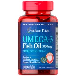 Omega-3 Fish Oil 1000 mg - Puritan's Pride