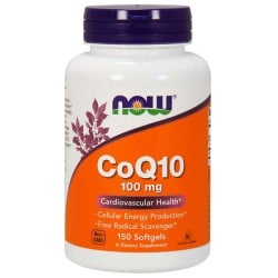 CoQ10 100mg (150 softgels) - Now Foods