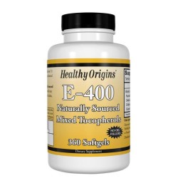 E-400 IU 360 Softgels HEALTHY Origins Healthy Origins