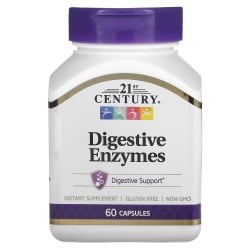 Digestive Enzymes, 60 Capsules 21st Century 21stCentury