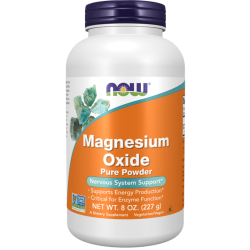 Magnesium Oxide Pure Powder, 8 oz (227 g) Now foods Now