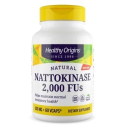 Nattokinase 2,000 FU's (100 mg.) 60 vcaps Healthy Origins Healthy Origins