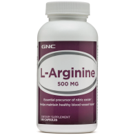 L-arginine 500mg (90 caps) - GNC