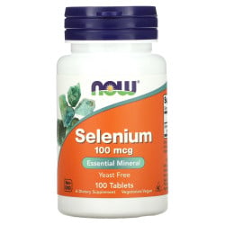 Selenium, 100 mcg, 100 Tablets Now foods Now